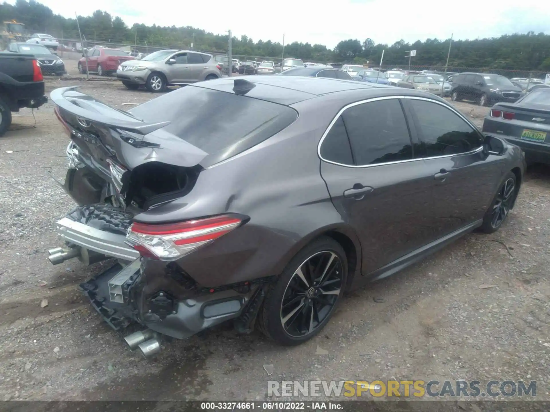 4 Photograph of a damaged car 4T1K61AK7LU983250 TOYOTA CAMRY 2020