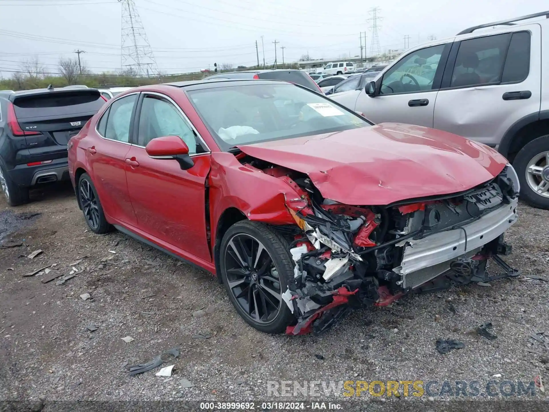 1 Photograph of a damaged car 4T1K61AK8LU306627 TOYOTA CAMRY 2020