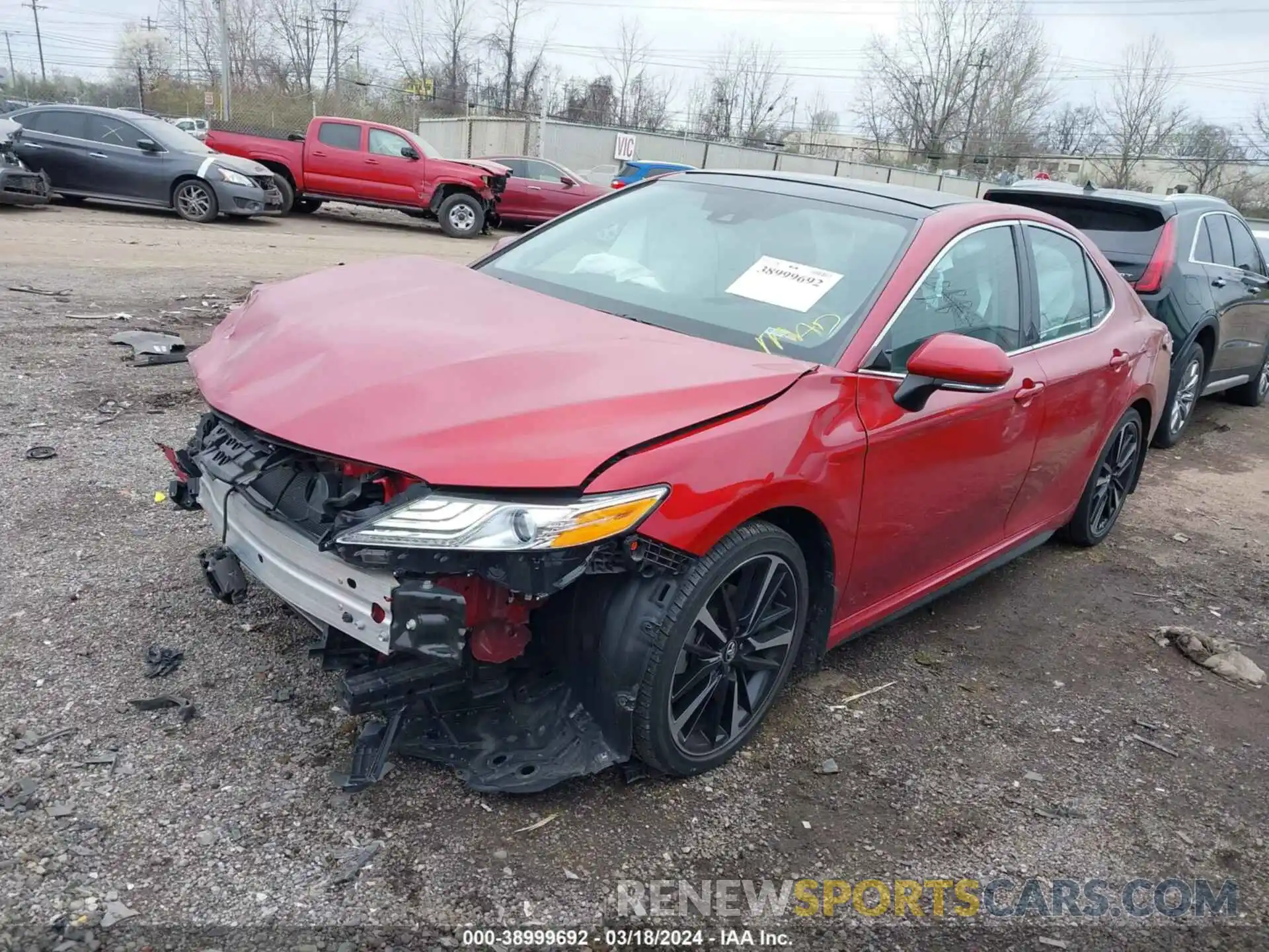 2 Photograph of a damaged car 4T1K61AK8LU306627 TOYOTA CAMRY 2020