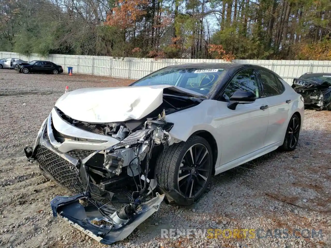 2 Photograph of a damaged car 4T1K61AK8LU307809 TOYOTA CAMRY 2020