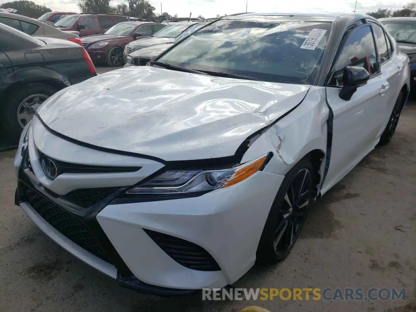 2 Photograph of a damaged car 4T1K61AK8LU320088 TOYOTA CAMRY 2020