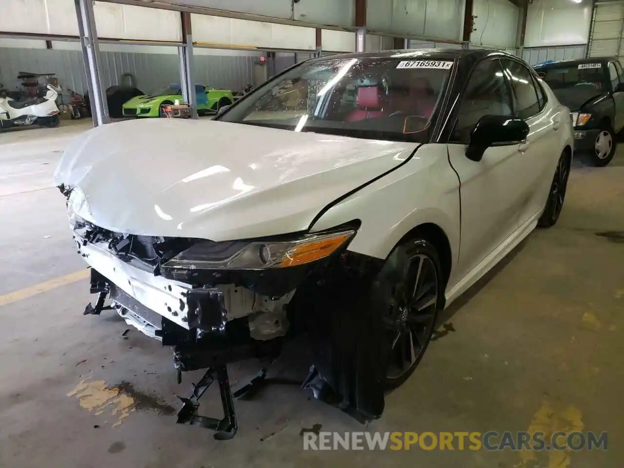 2 Photograph of a damaged car 4T1K61AK8LU321127 TOYOTA CAMRY 2020