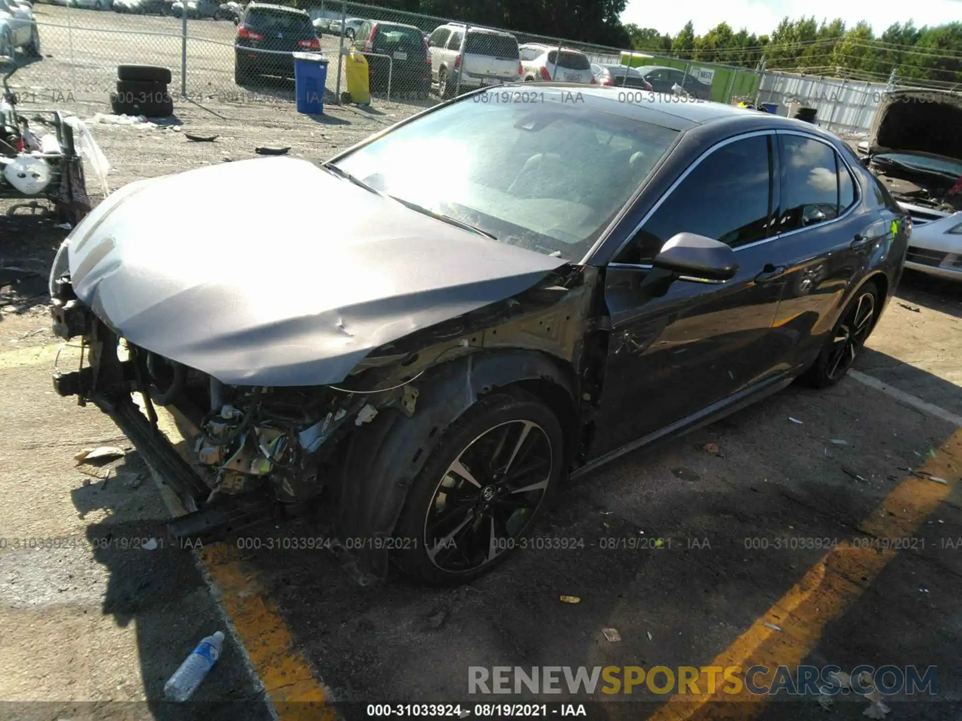 2 Photograph of a damaged car 4T1K61AK8LU322424 TOYOTA CAMRY 2020