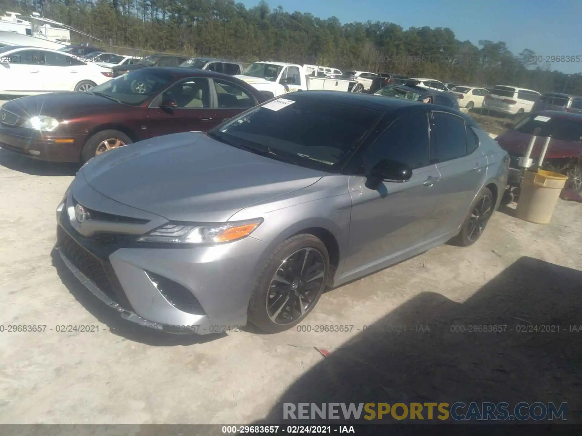 2 Photograph of a damaged car 4T1K61AK8LU322777 TOYOTA CAMRY 2020