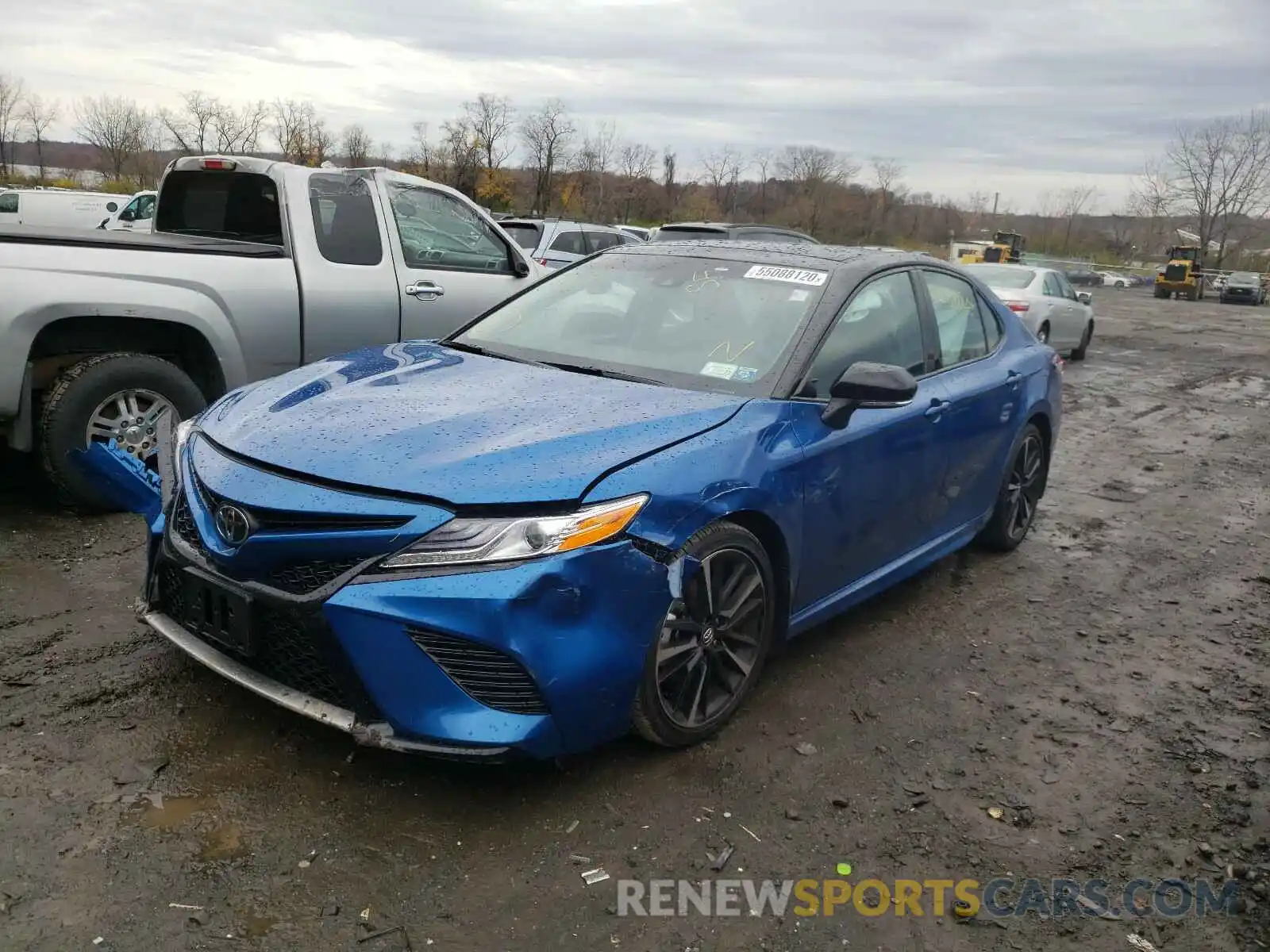 2 Photograph of a damaged car 4T1K61AK8LU343435 TOYOTA CAMRY 2020