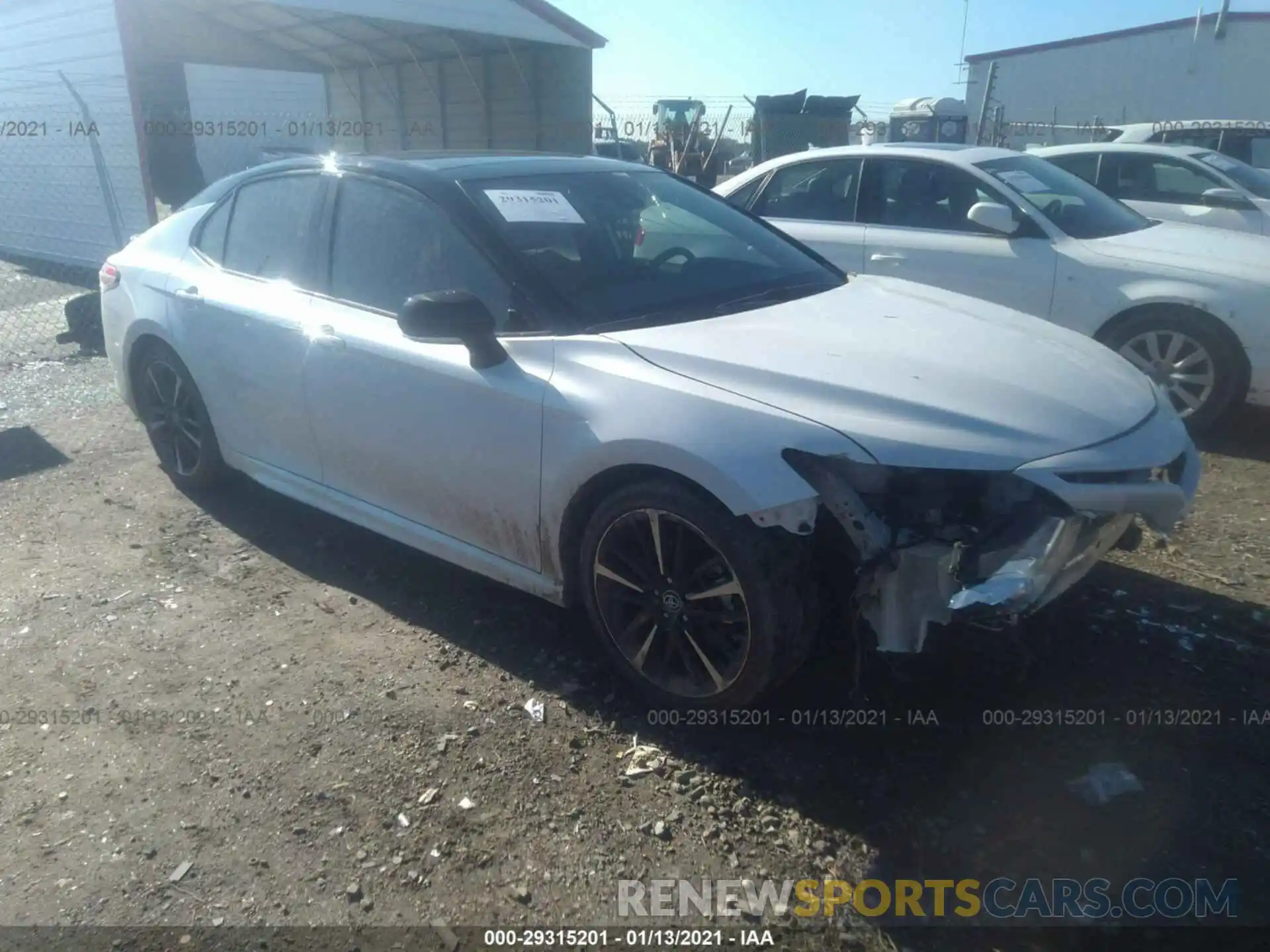 1 Photograph of a damaged car 4T1K61AK8LU355231 TOYOTA CAMRY 2020