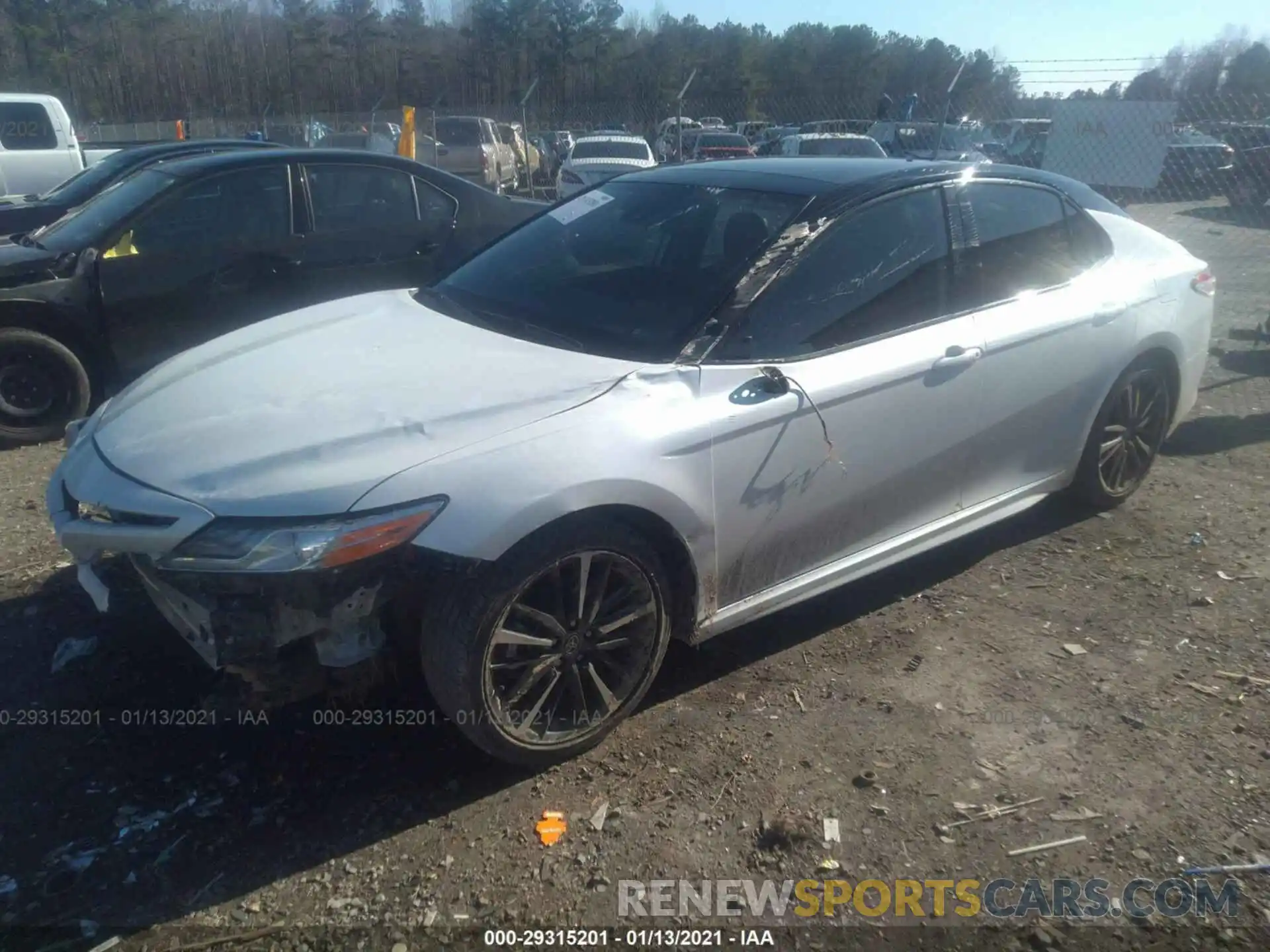 2 Photograph of a damaged car 4T1K61AK8LU355231 TOYOTA CAMRY 2020