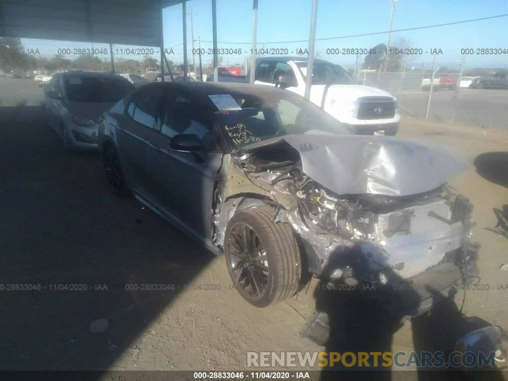 1 Photograph of a damaged car 4T1K61AK8LU359019 TOYOTA CAMRY 2020