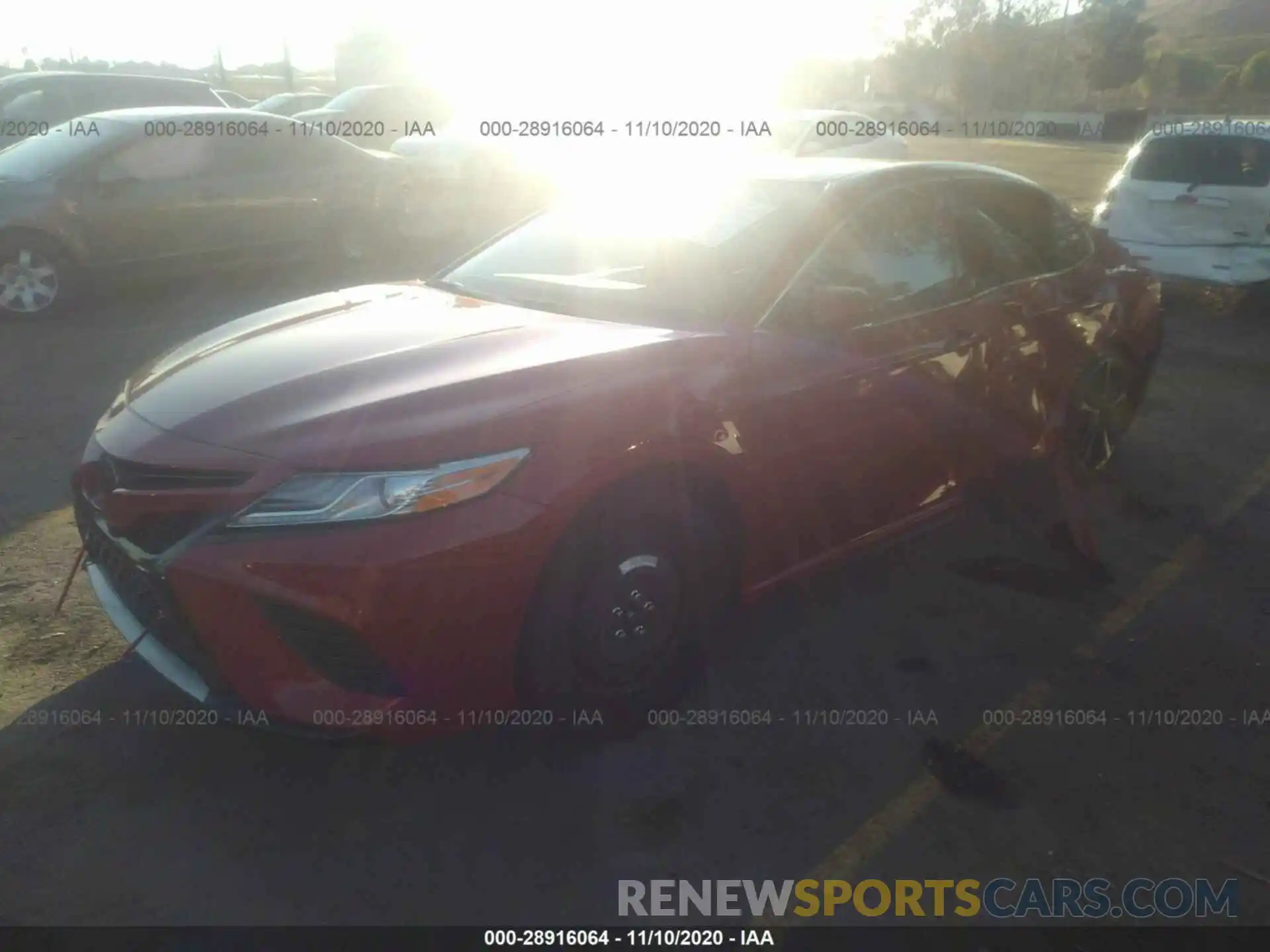 2 Photograph of a damaged car 4T1K61AK8LU372160 TOYOTA CAMRY 2020