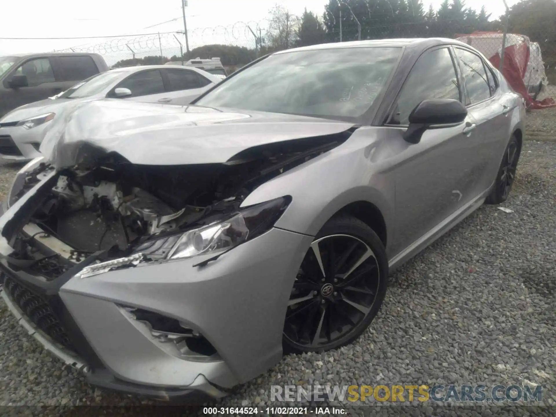 2 Photograph of a damaged car 4T1K61AK8LU381411 TOYOTA CAMRY 2020