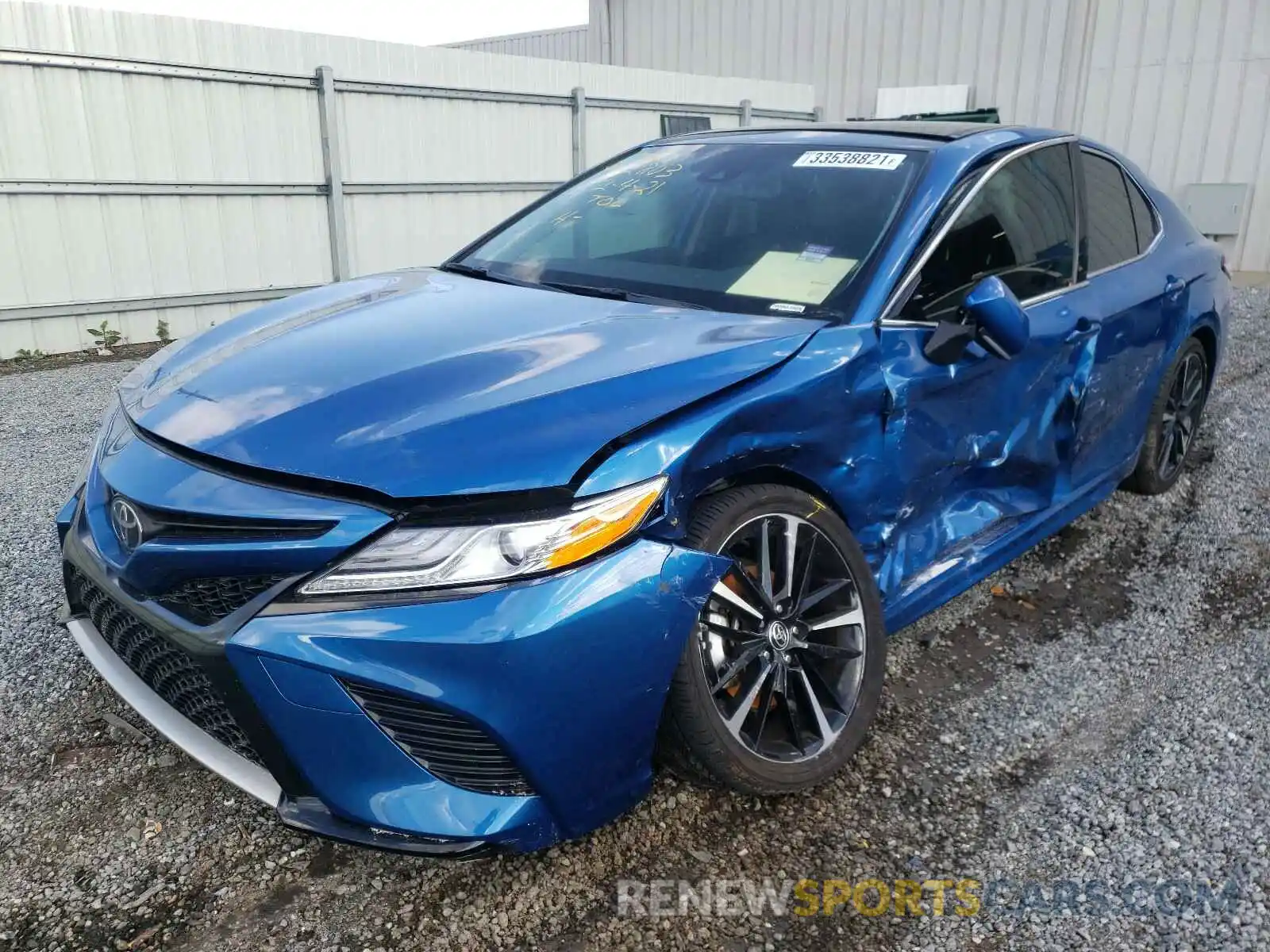 2 Photograph of a damaged car 4T1K61AK8LU382753 TOYOTA CAMRY 2020