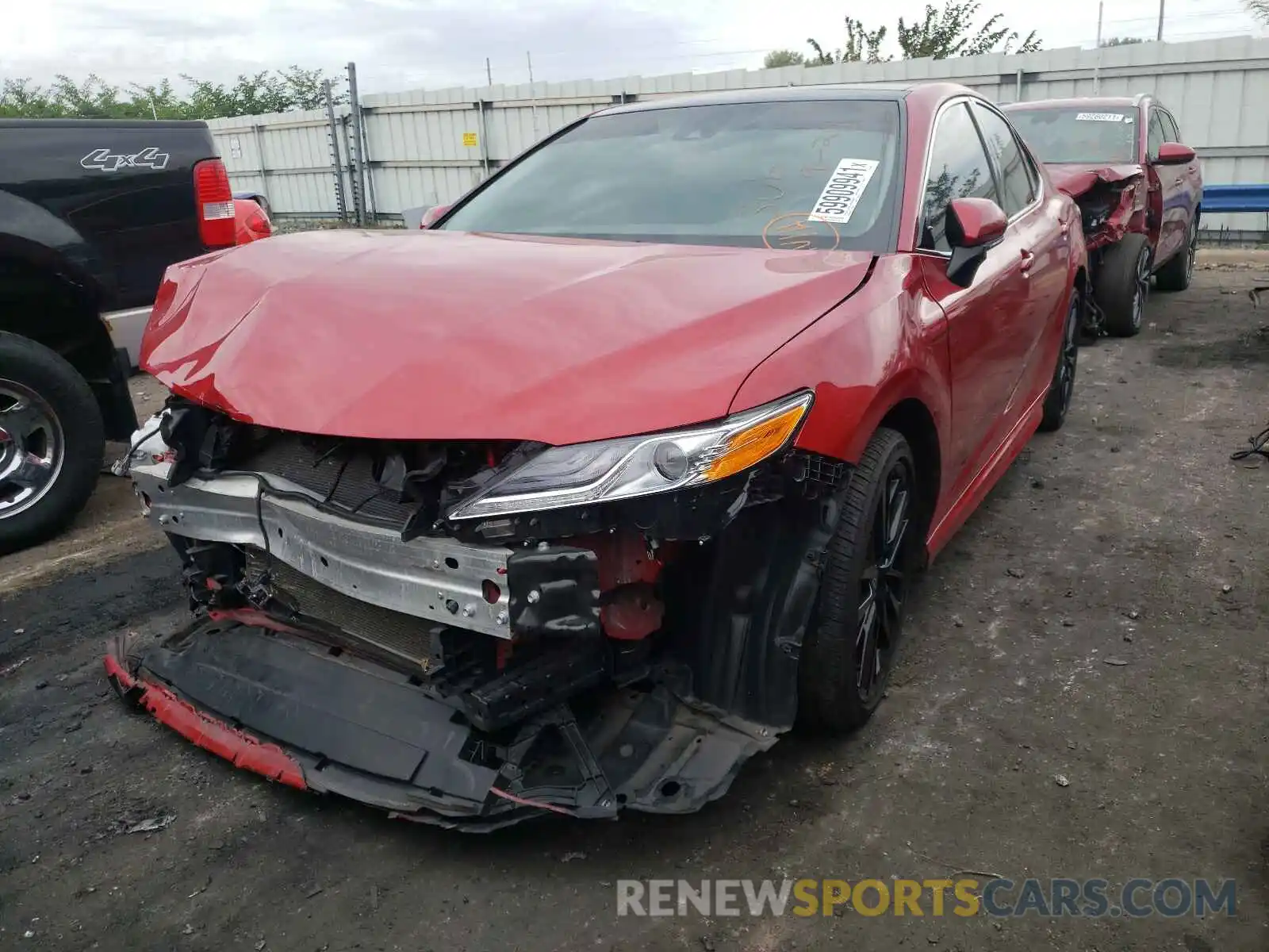 2 Photograph of a damaged car 4T1K61AK8LU400023 TOYOTA CAMRY 2020