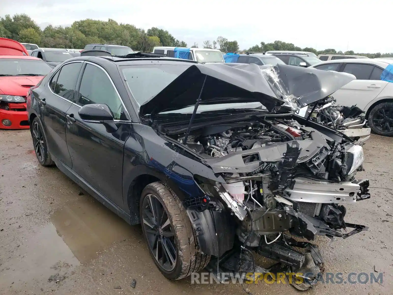 1 Photograph of a damaged car 4T1K61AK8LU402094 TOYOTA CAMRY 2020