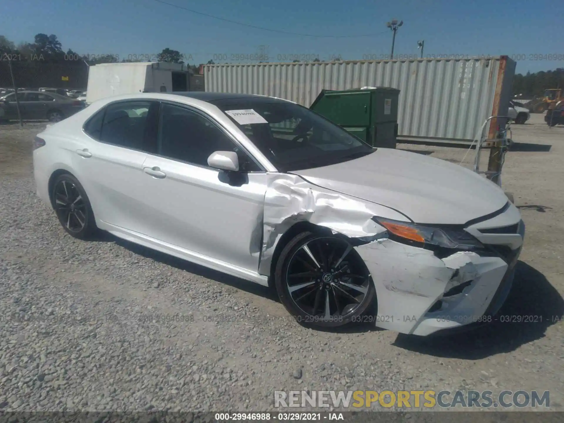 1 Photograph of a damaged car 4T1K61AK8LU500722 TOYOTA CAMRY 2020