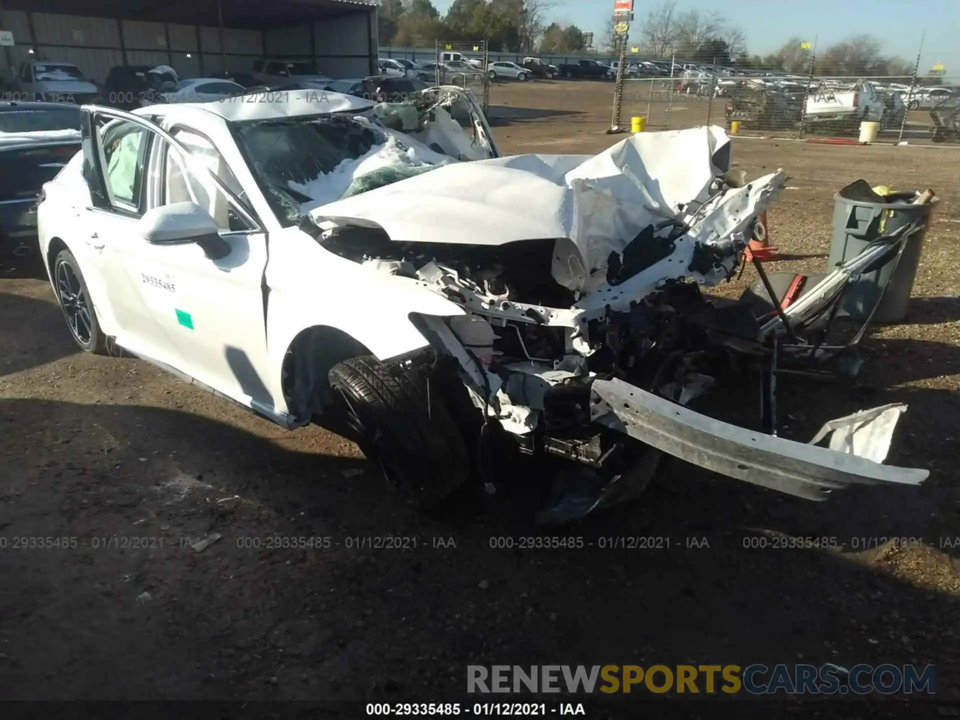 1 Photograph of a damaged car 4T1K61AK8LU504477 TOYOTA CAMRY 2020