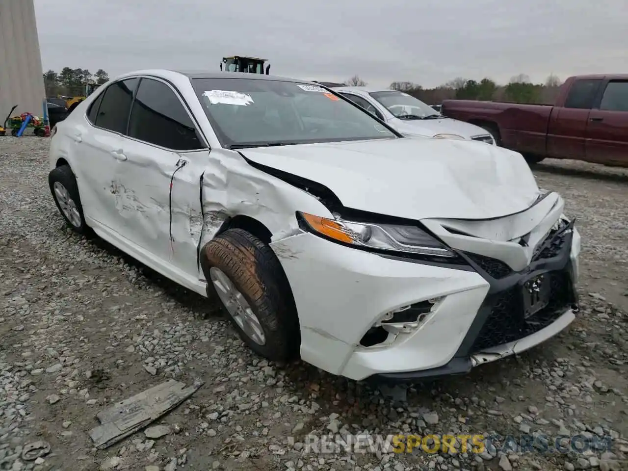 1 Photograph of a damaged car 4T1K61AK8LU919041 TOYOTA CAMRY 2020