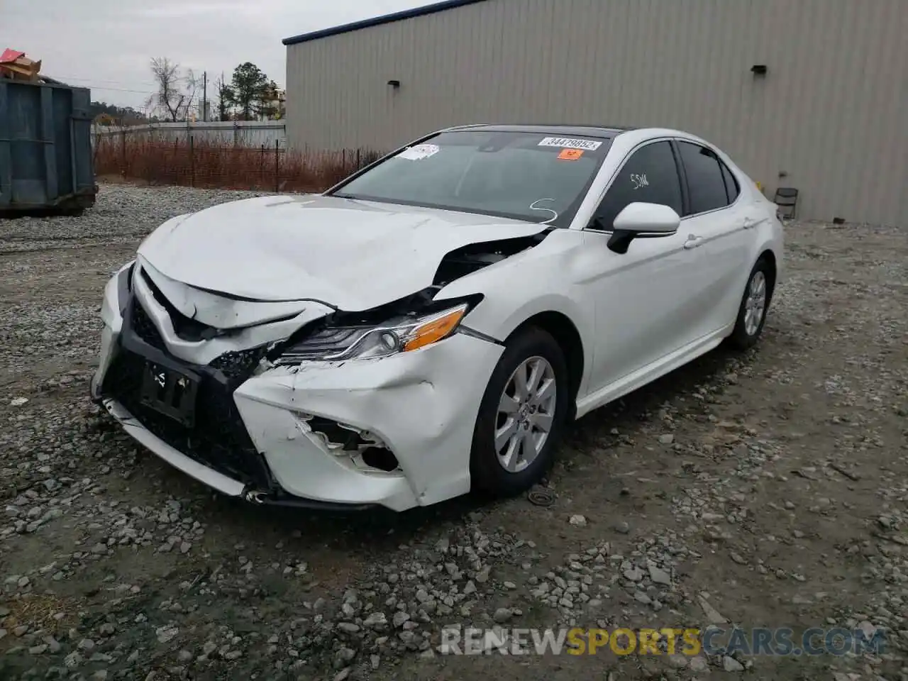 2 Photograph of a damaged car 4T1K61AK8LU919041 TOYOTA CAMRY 2020