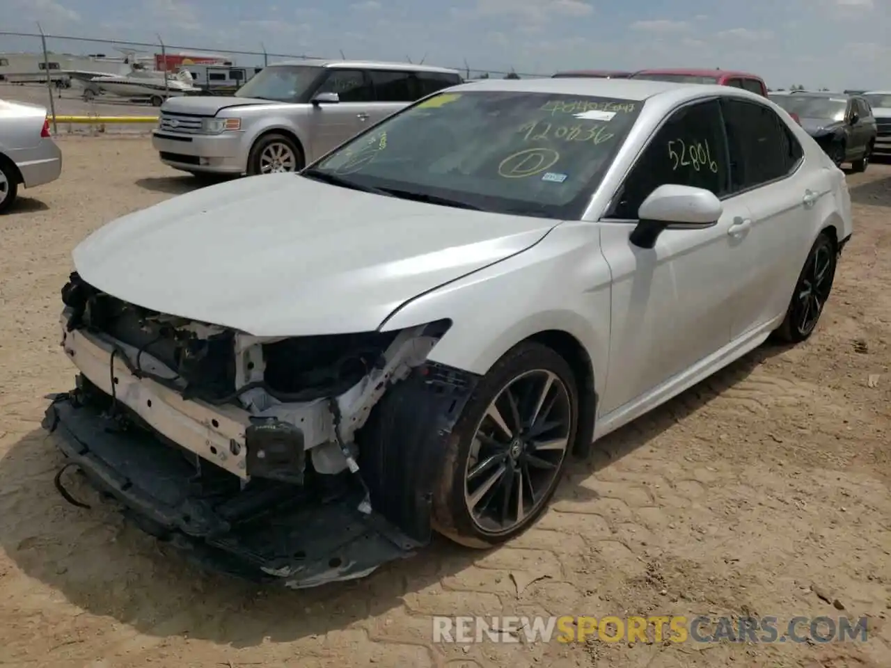 2 Photograph of a damaged car 4T1K61AK8LU920836 TOYOTA CAMRY 2020