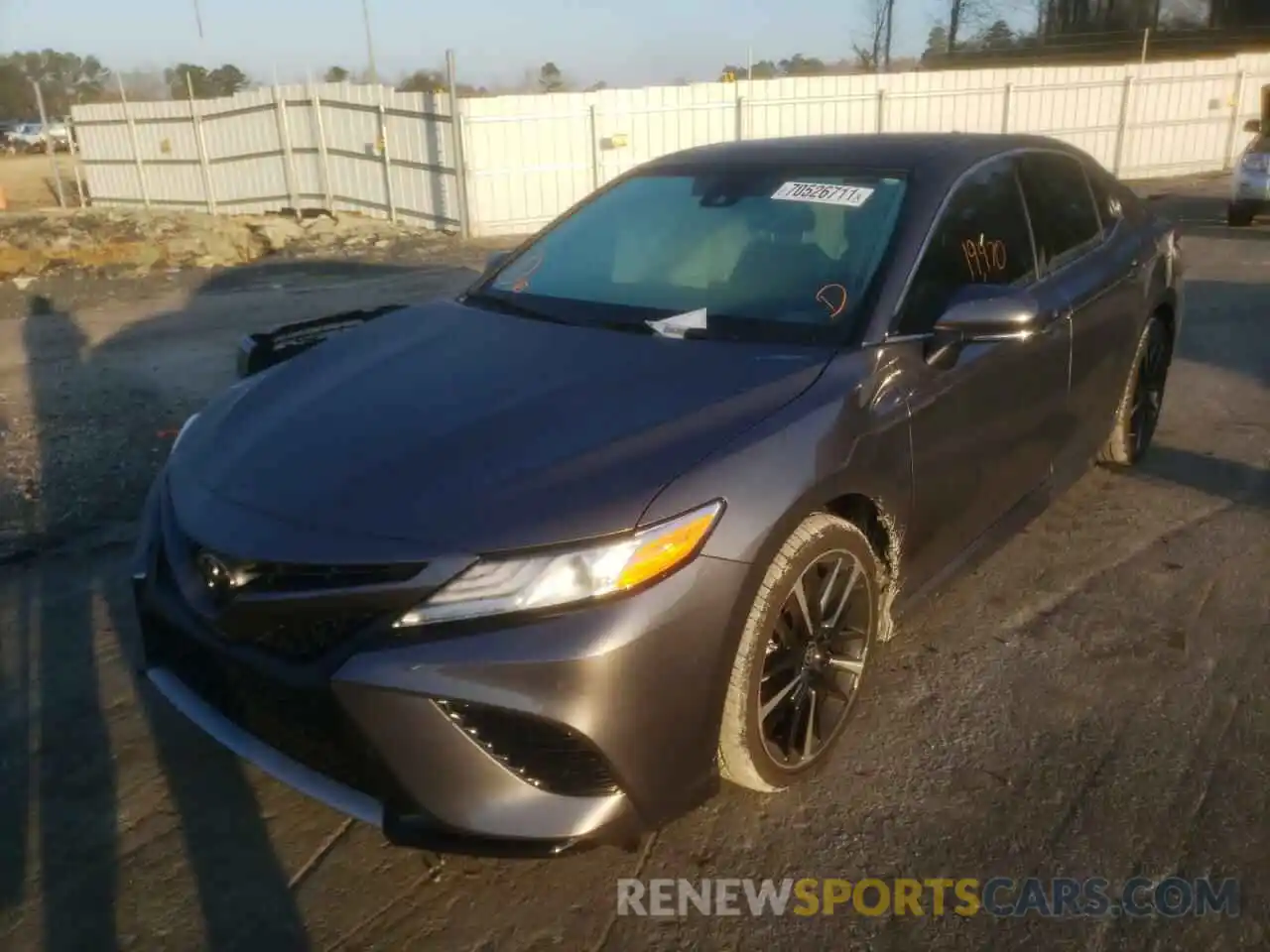 2 Photograph of a damaged car 4T1K61AK8LU952668 TOYOTA CAMRY 2020