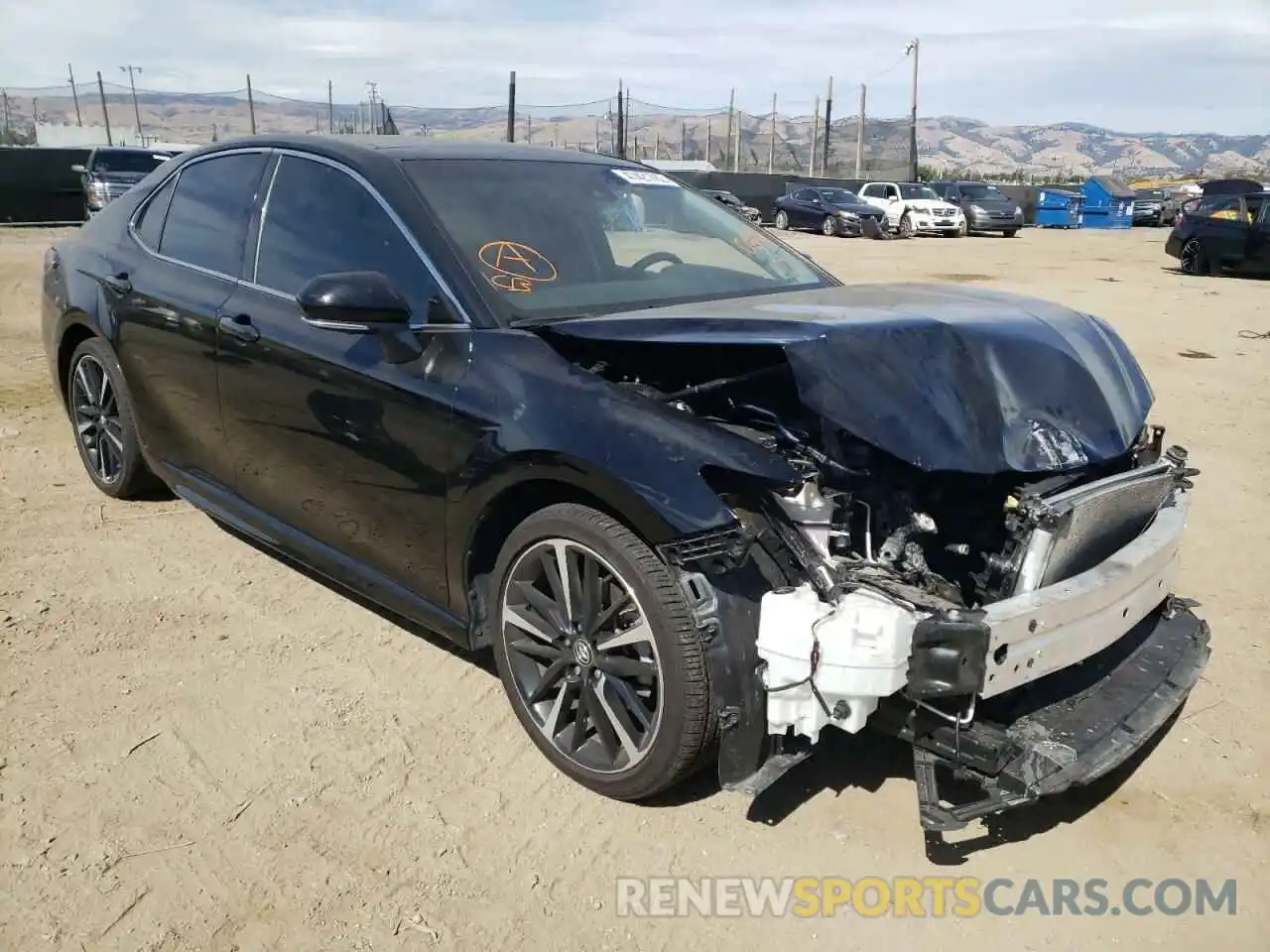 1 Photograph of a damaged car 4T1K61AK9LU306202 TOYOTA CAMRY 2020