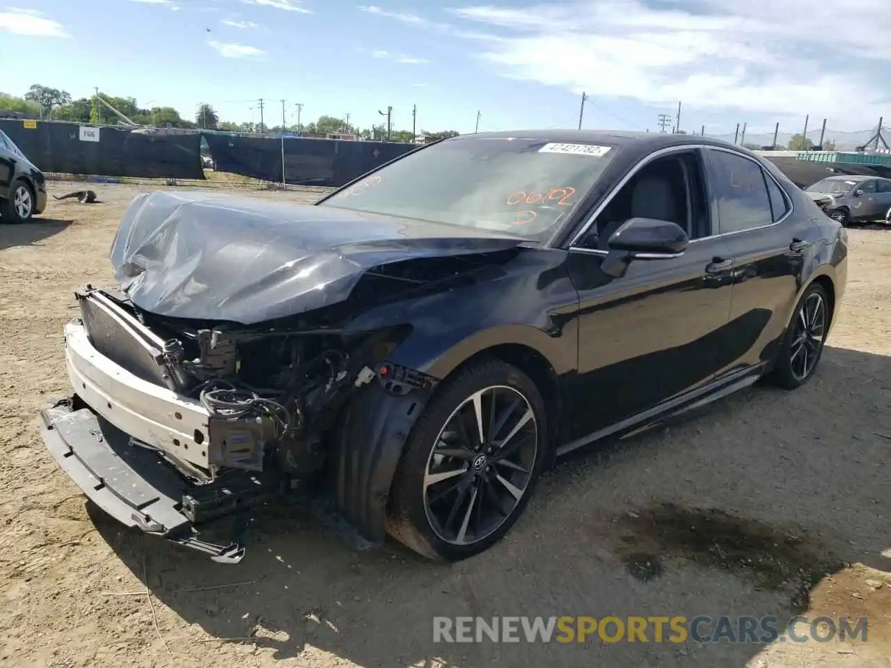 2 Photograph of a damaged car 4T1K61AK9LU306202 TOYOTA CAMRY 2020