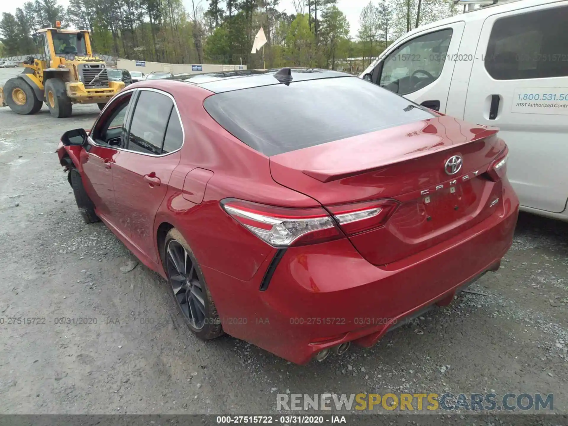 3 Photograph of a damaged car 4T1K61AK9LU307706 TOYOTA CAMRY 2020