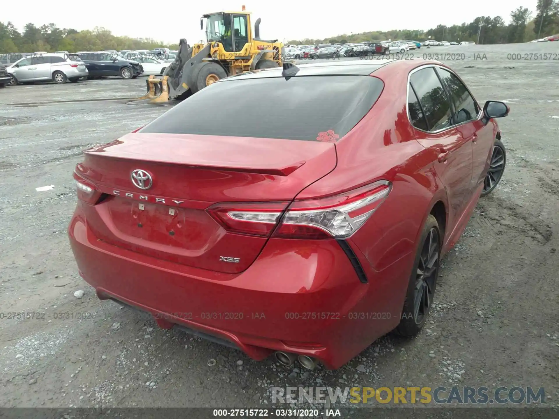 4 Photograph of a damaged car 4T1K61AK9LU307706 TOYOTA CAMRY 2020