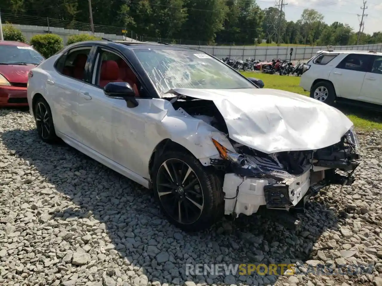 1 Photograph of a damaged car 4T1K61AK9LU308788 TOYOTA CAMRY 2020