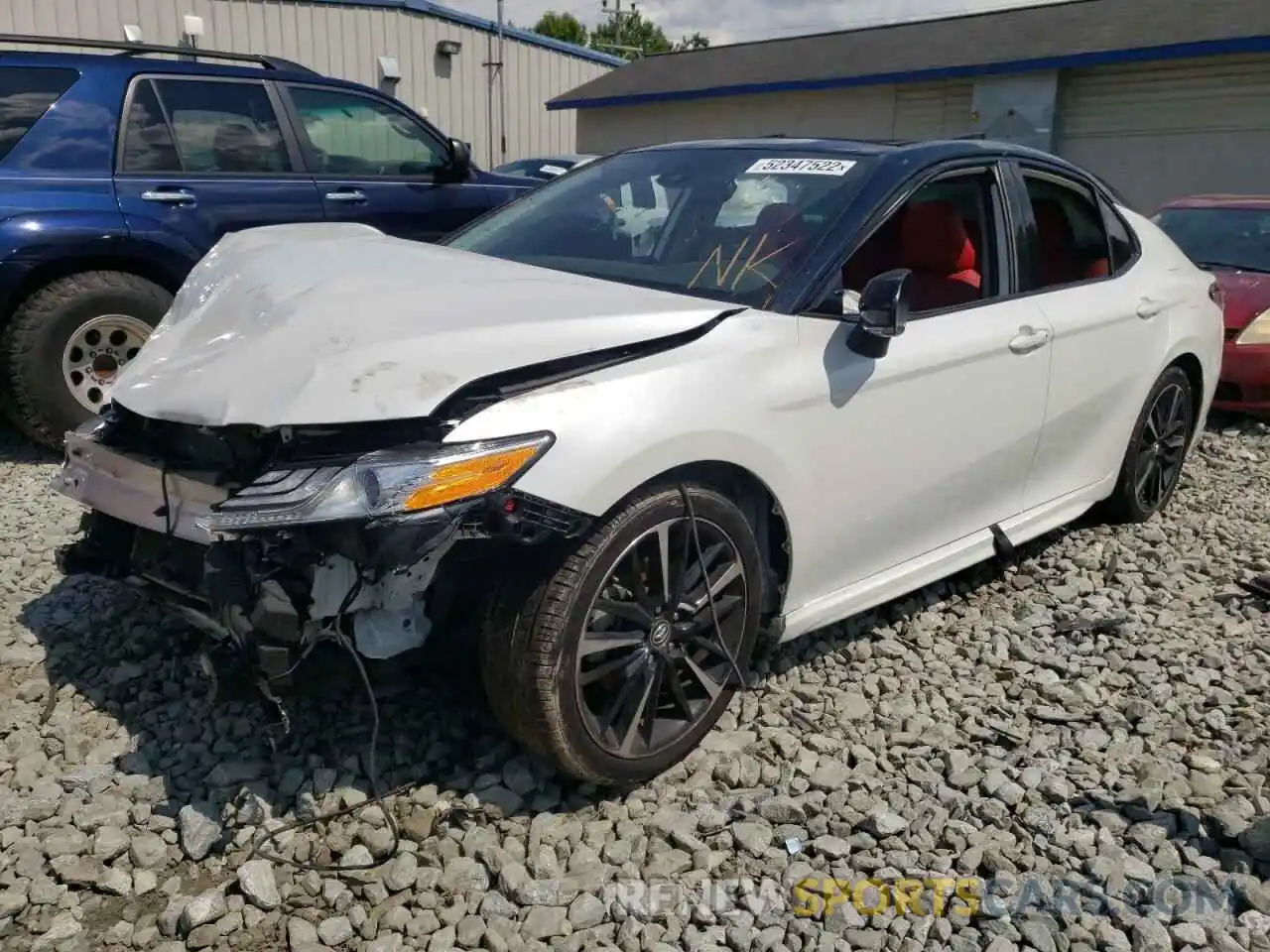 2 Photograph of a damaged car 4T1K61AK9LU308788 TOYOTA CAMRY 2020