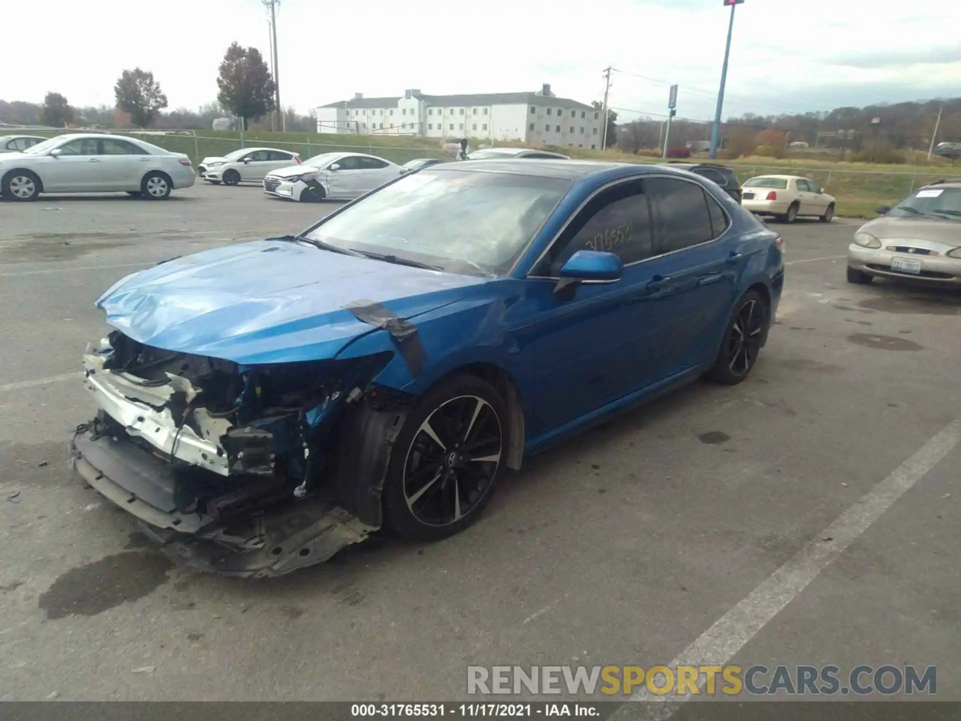 2 Photograph of a damaged car 4T1K61AK9LU310069 TOYOTA CAMRY 2020