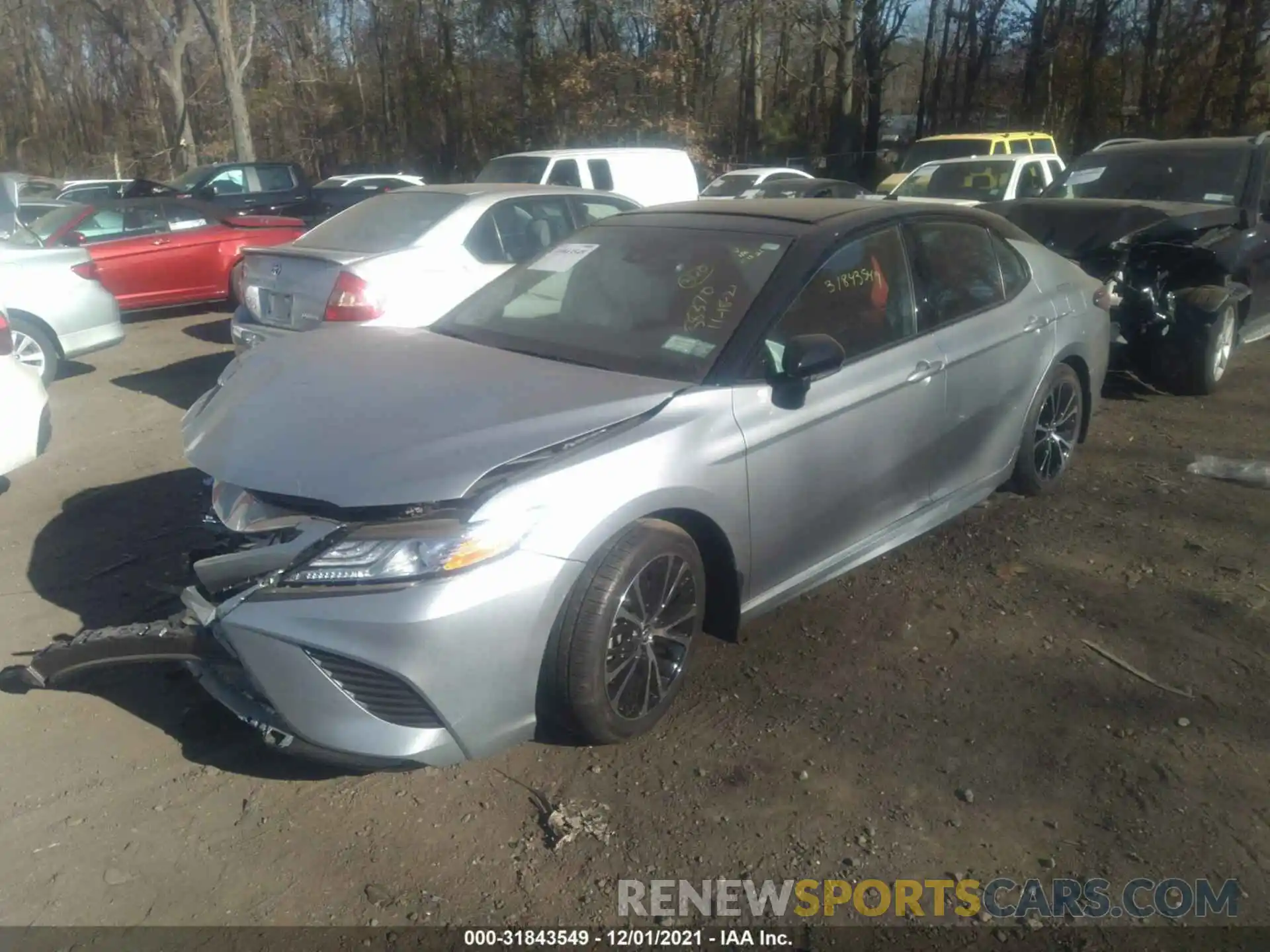 2 Photograph of a damaged car 4T1K61AK9LU311822 TOYOTA CAMRY 2020