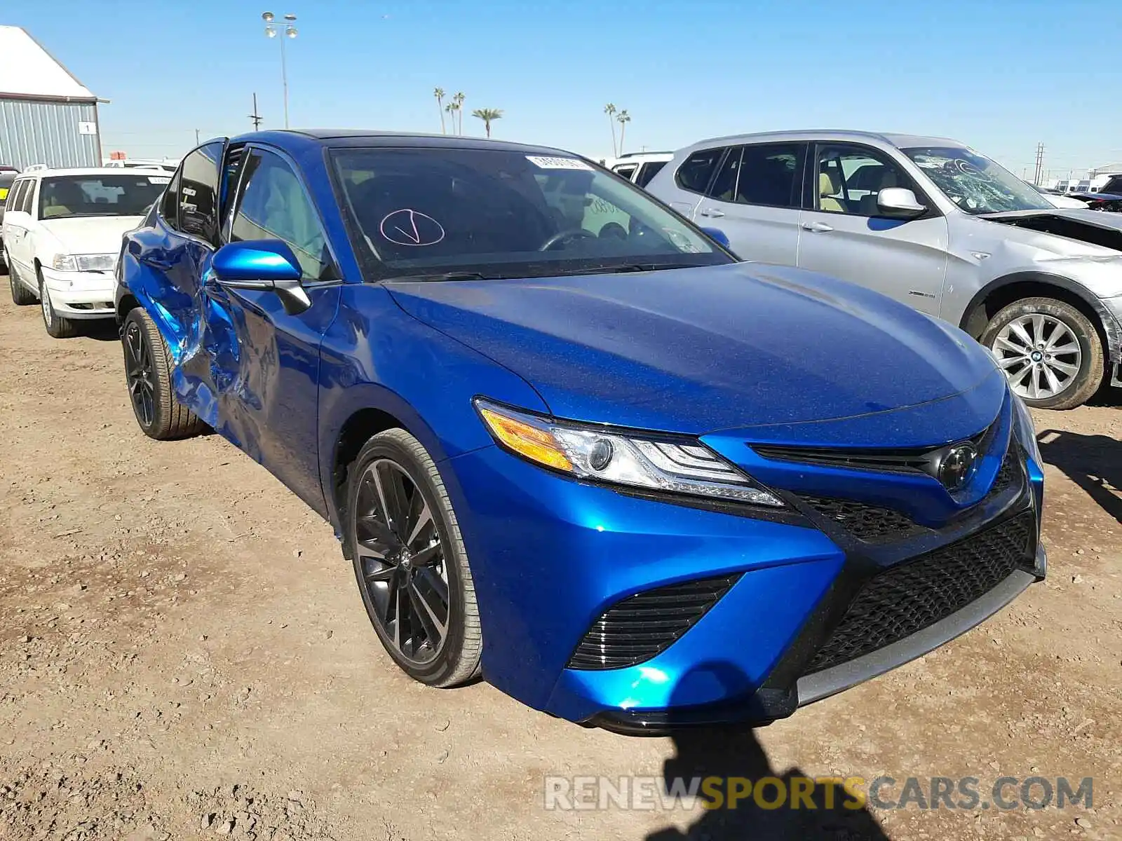 1 Photograph of a damaged car 4T1K61AK9LU314803 TOYOTA CAMRY 2020