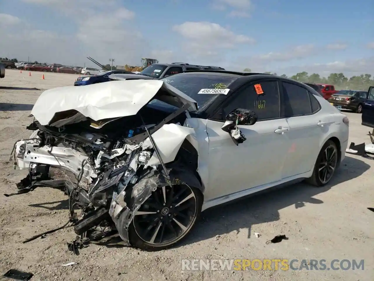 2 Photograph of a damaged car 4T1K61AK9LU320875 TOYOTA CAMRY 2020