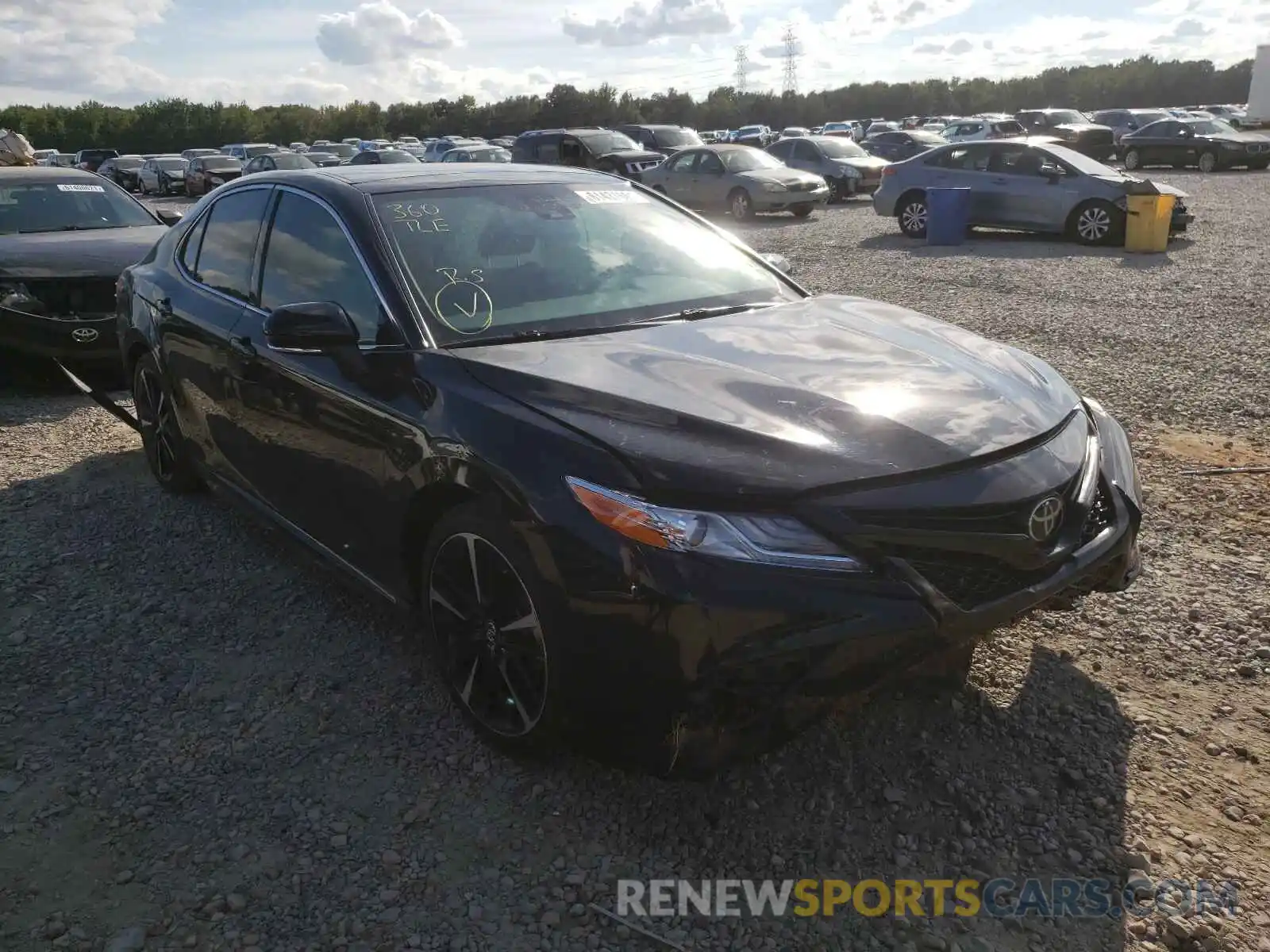 1 Photograph of a damaged car 4T1K61AK9LU327759 TOYOTA CAMRY 2020