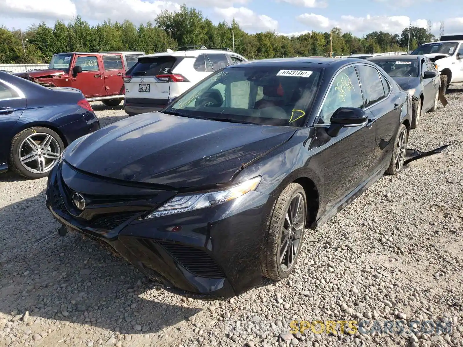 2 Photograph of a damaged car 4T1K61AK9LU327759 TOYOTA CAMRY 2020