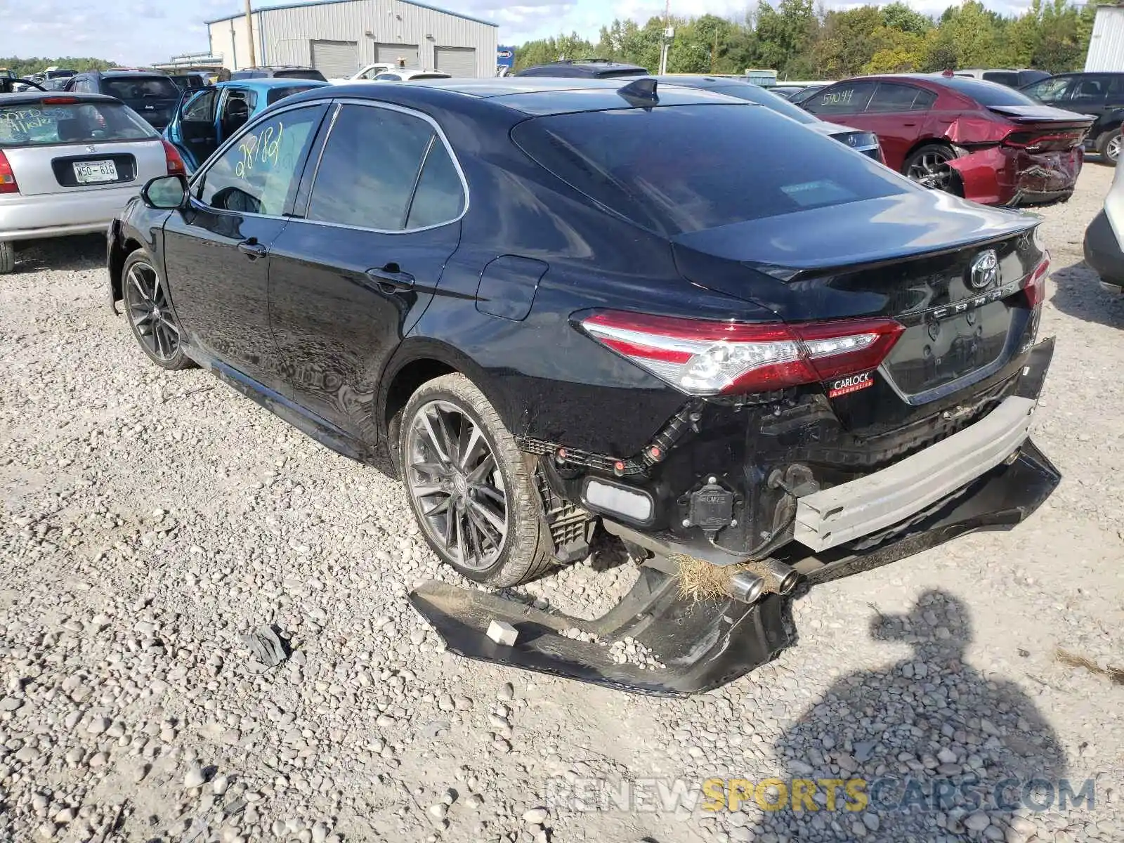 3 Photograph of a damaged car 4T1K61AK9LU327759 TOYOTA CAMRY 2020