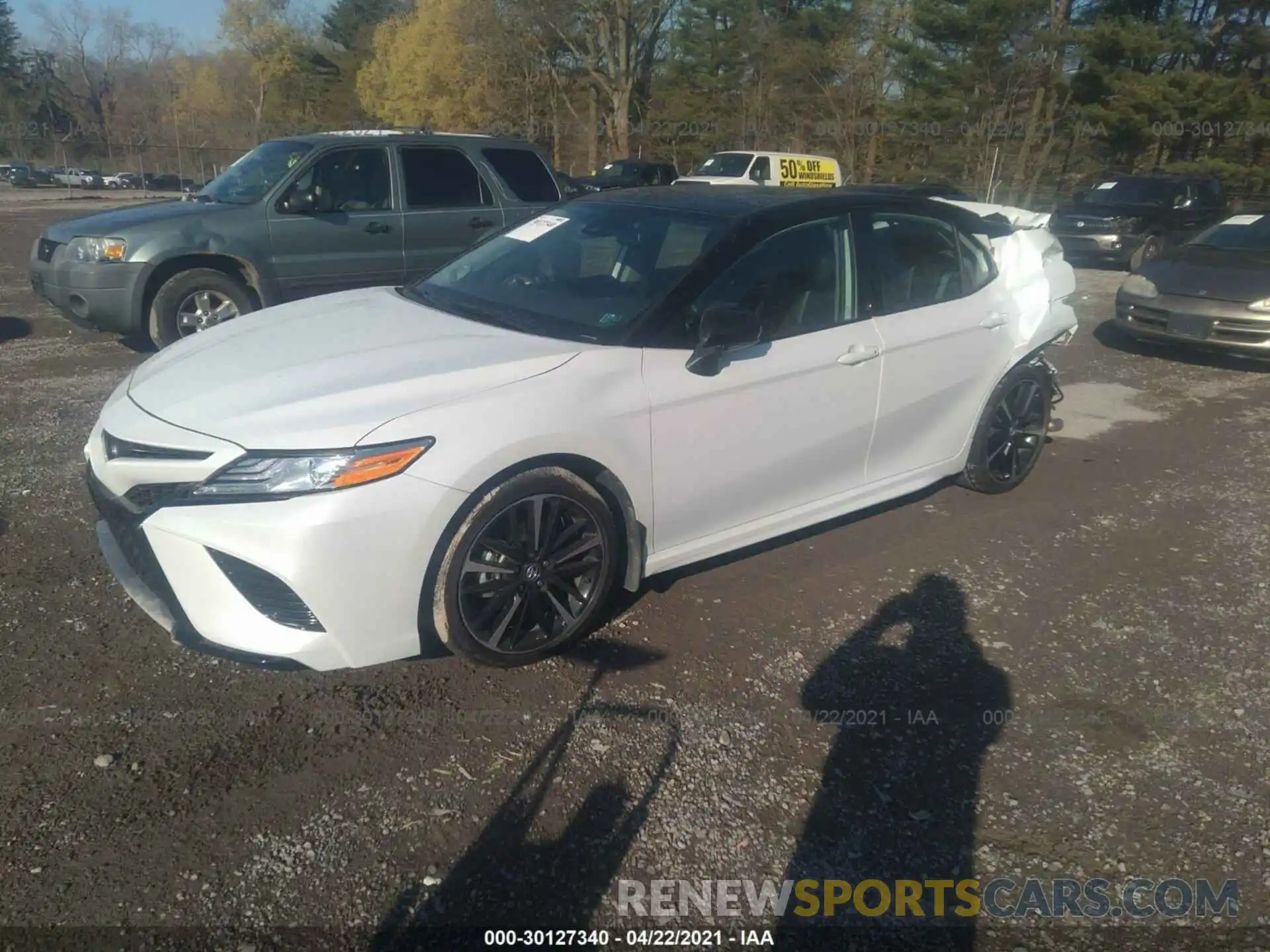 2 Photograph of a damaged car 4T1K61AK9LU331763 TOYOTA CAMRY 2020