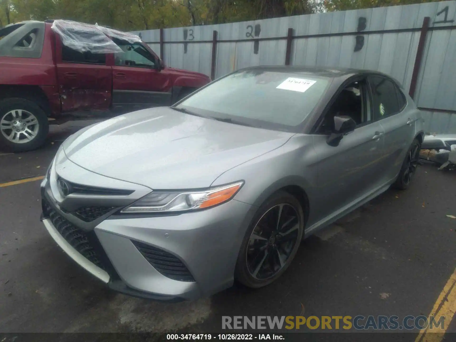 2 Photograph of a damaged car 4T1K61AK9LU362737 TOYOTA CAMRY 2020