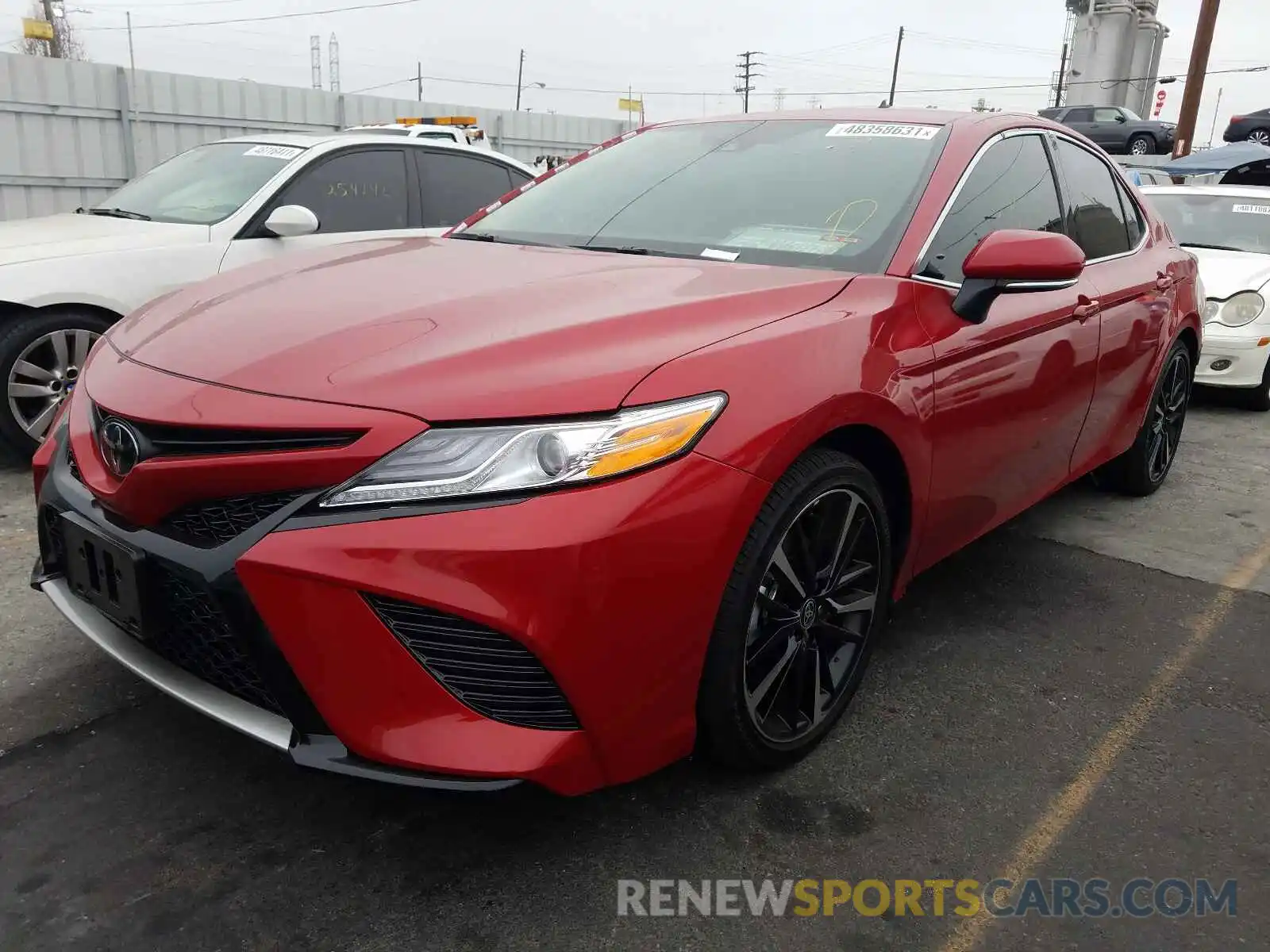 2 Photograph of a damaged car 4T1K61AK9LU401603 TOYOTA CAMRY 2020