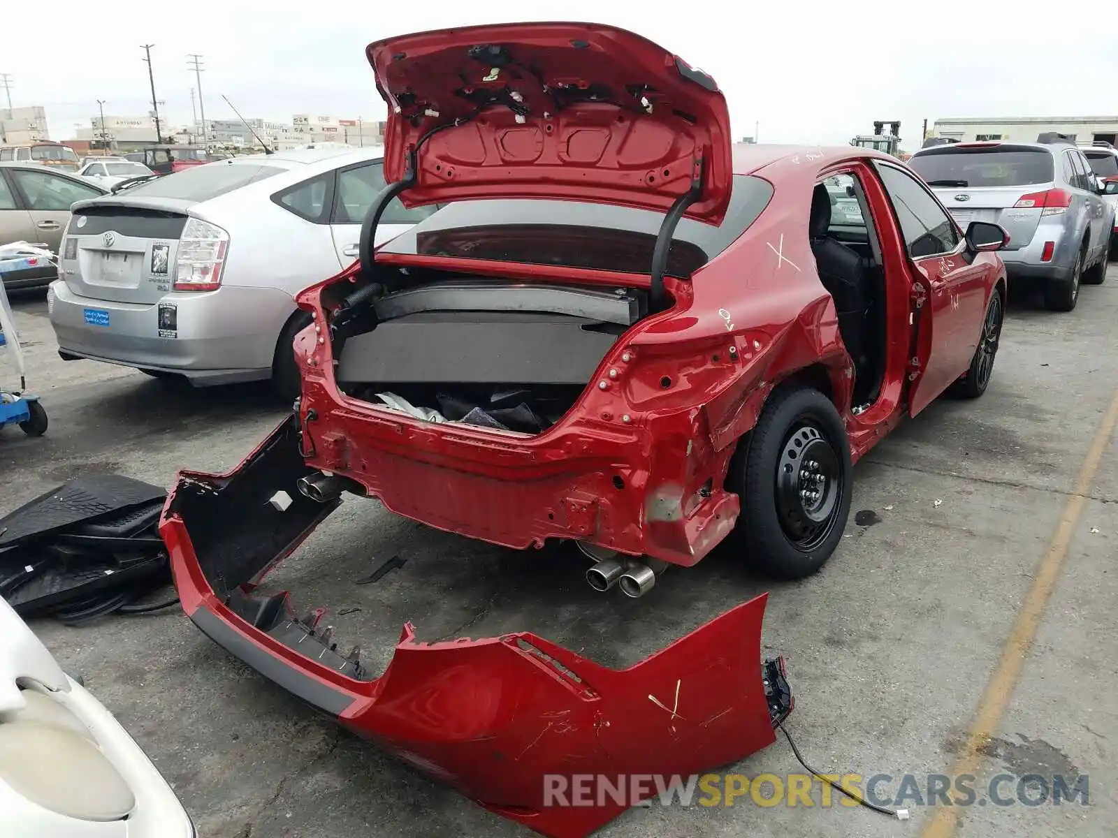 9 Photograph of a damaged car 4T1K61AK9LU401603 TOYOTA CAMRY 2020