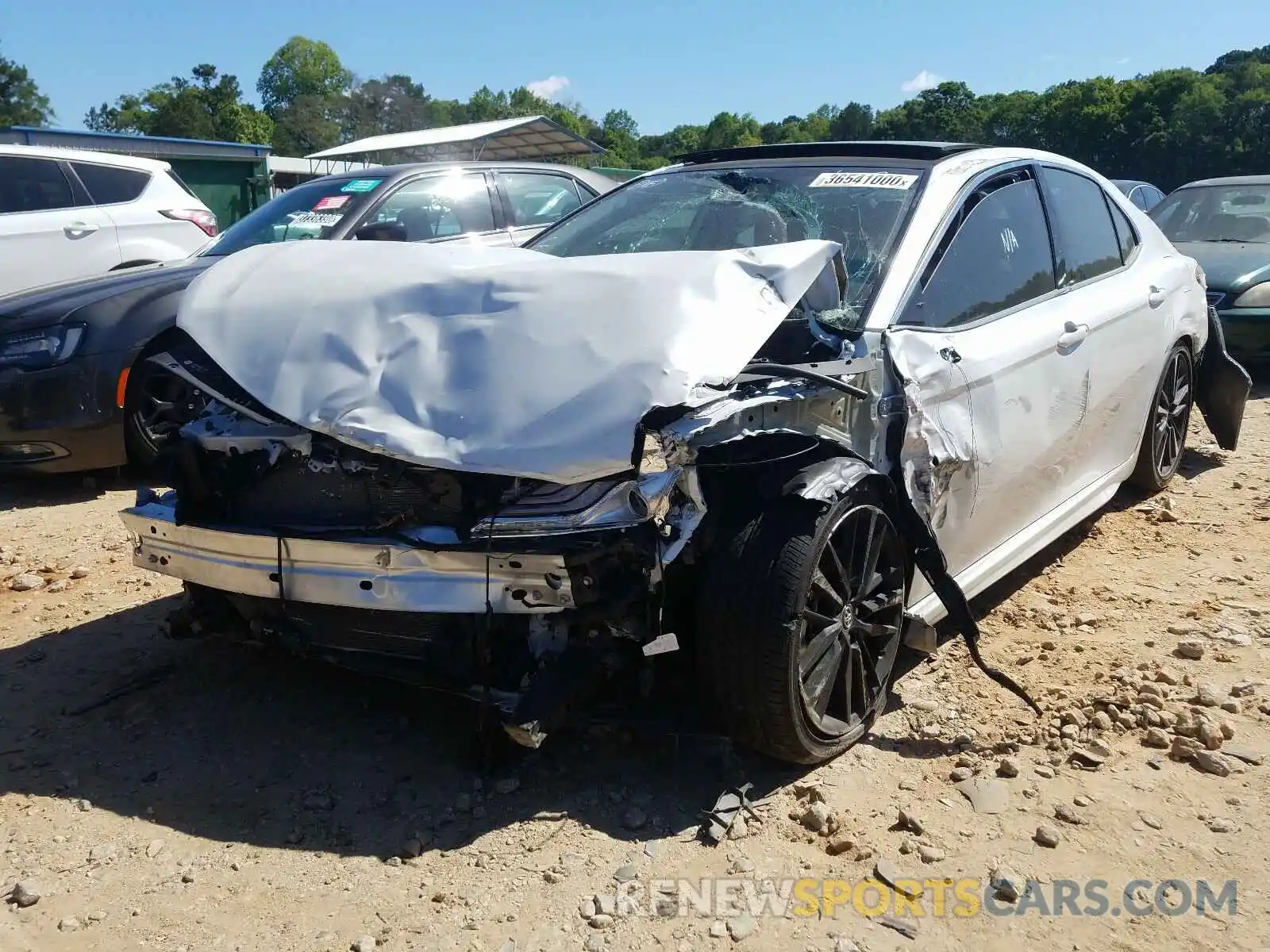 2 Photograph of a damaged car 4T1K61AK9LU861487 TOYOTA CAMRY 2020