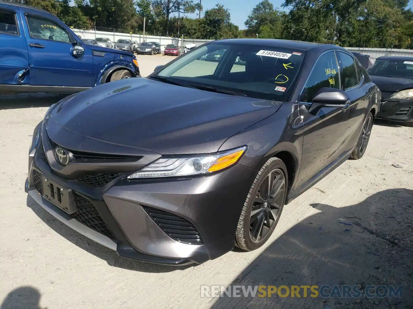 2 Photograph of a damaged car 4T1K61AK9LU940612 TOYOTA CAMRY 2020