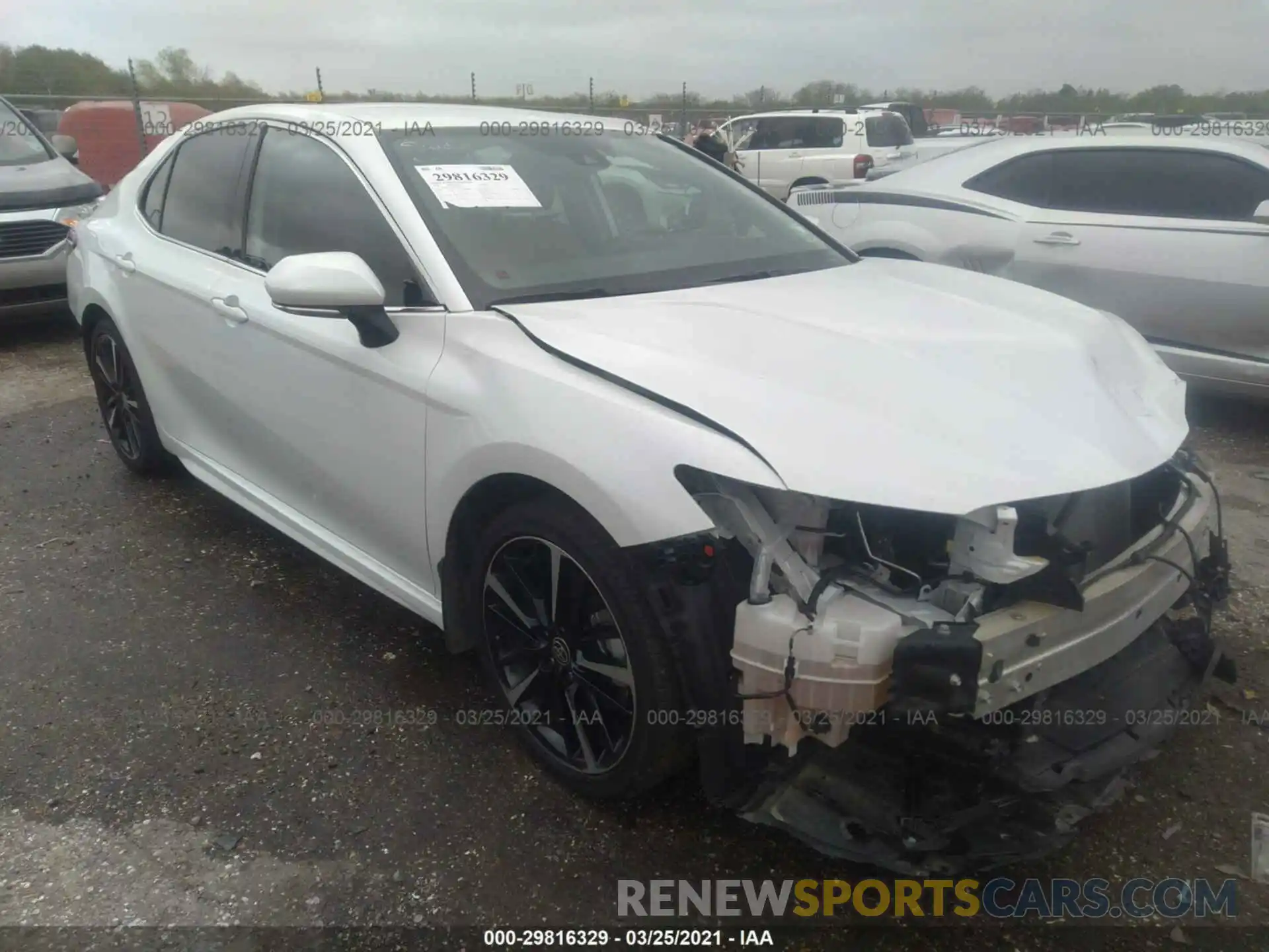 1 Photograph of a damaged car 4T1K61AK9LU956857 TOYOTA CAMRY 2020