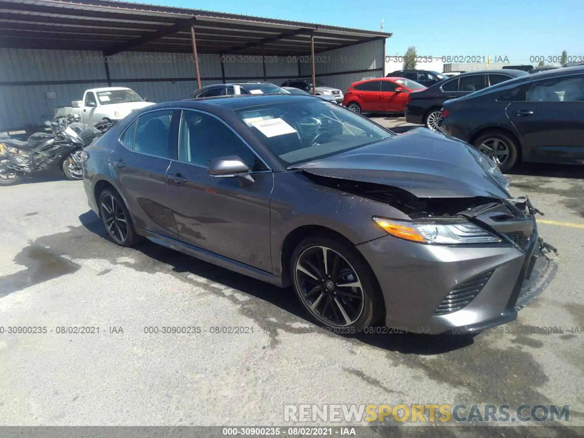 1 Photograph of a damaged car 4T1K61AK9LU964456 TOYOTA CAMRY 2020