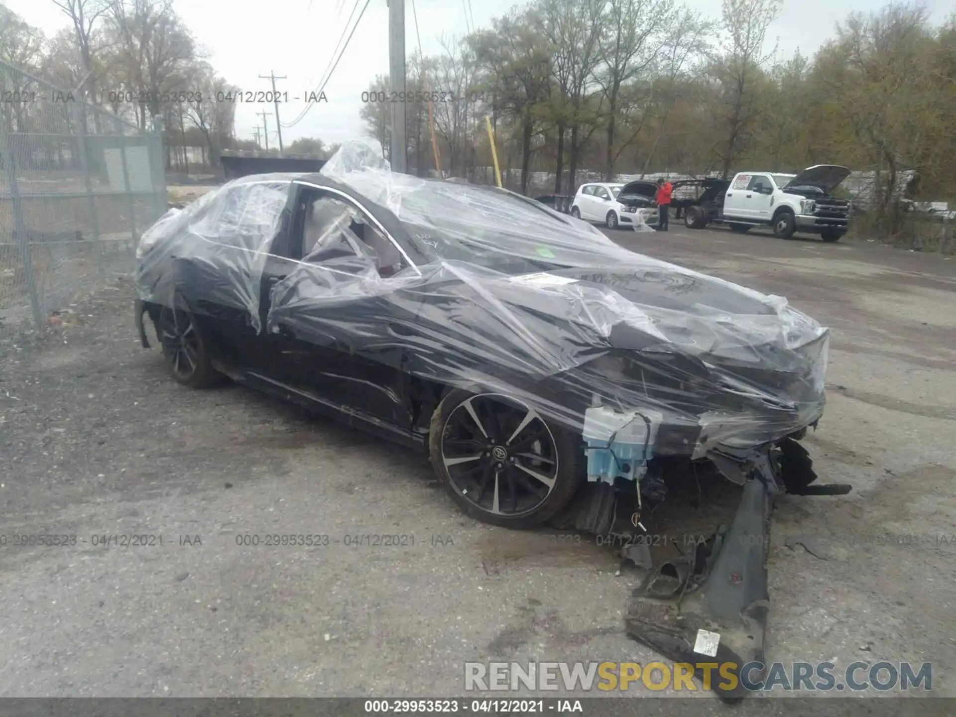 1 Photograph of a damaged car 4T1K61AK9LU991673 TOYOTA CAMRY 2020