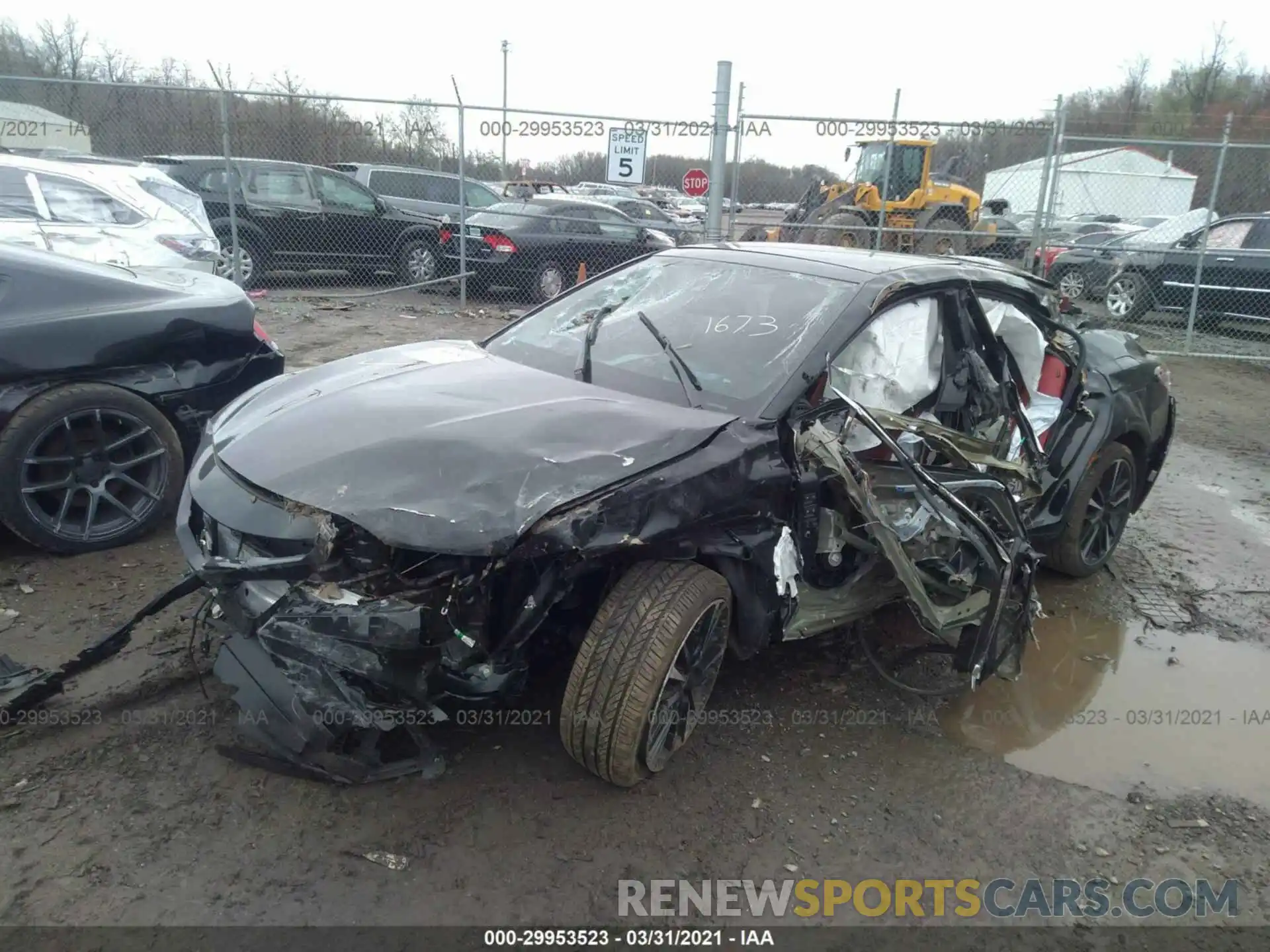6 Photograph of a damaged car 4T1K61AK9LU991673 TOYOTA CAMRY 2020