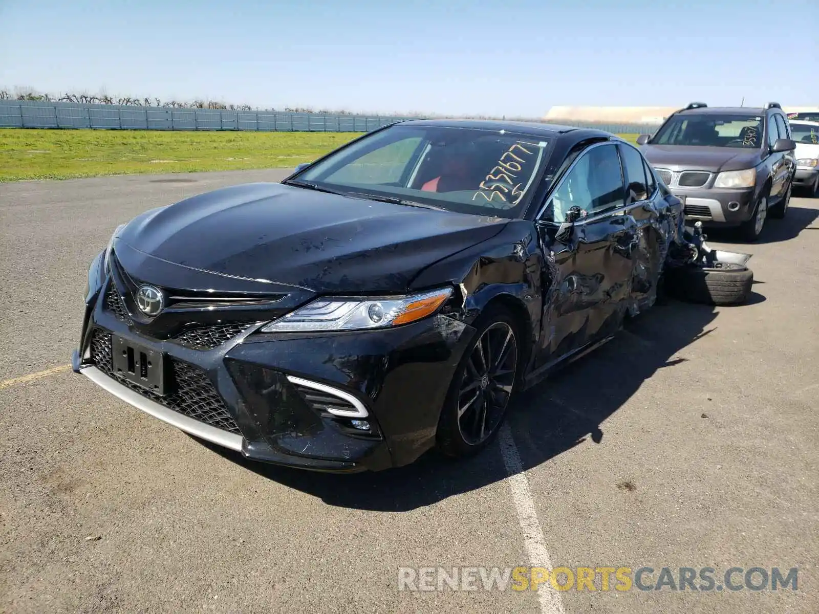 2 Photograph of a damaged car 4T1K61AK9LU993908 TOYOTA CAMRY 2020