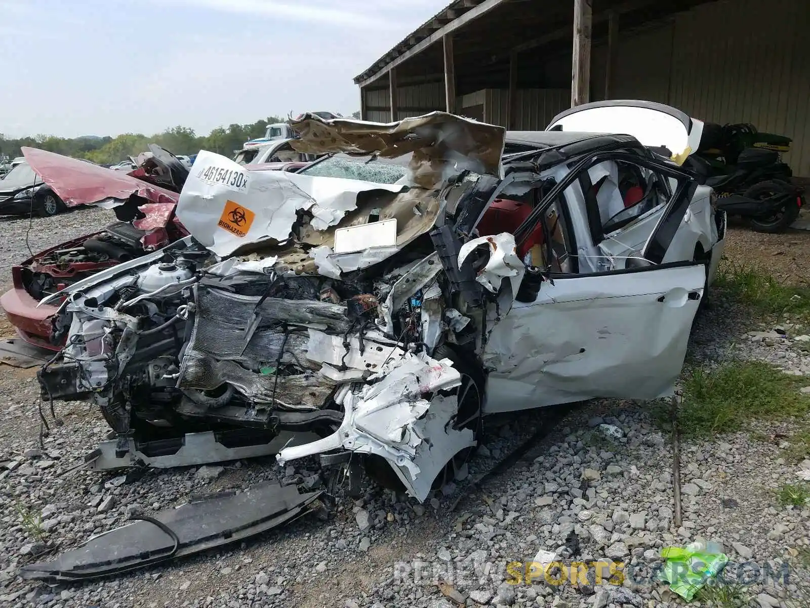 2 Photograph of a damaged car 4T1K61AKXLU303759 TOYOTA CAMRY 2020