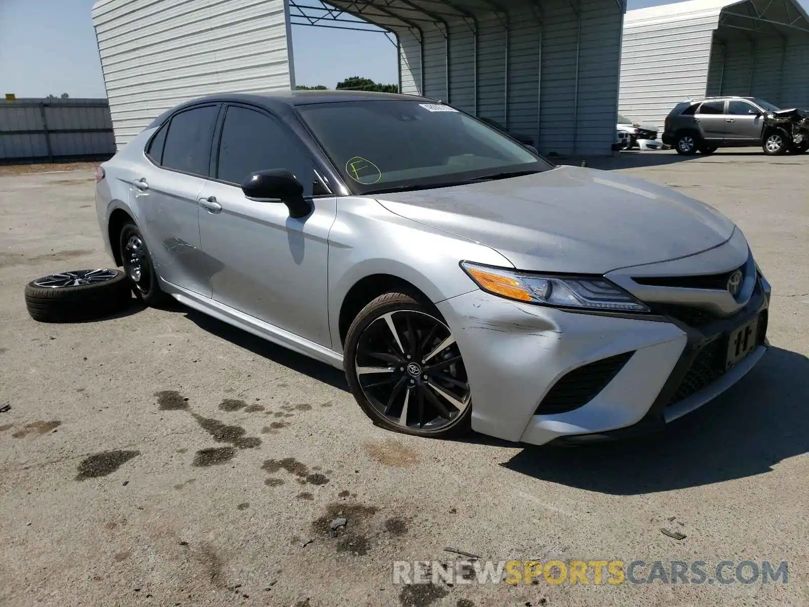 1 Photograph of a damaged car 4T1K61AKXLU307651 TOYOTA CAMRY 2020