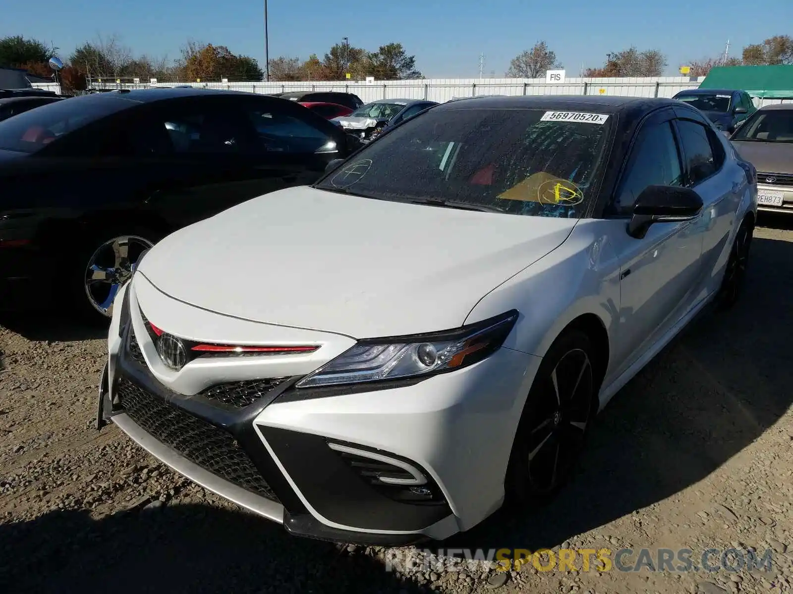 2 Photograph of a damaged car 4T1K61AKXLU307679 TOYOTA CAMRY 2020